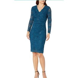 NWT - Jessica Howard Glitter Sheath Dress
